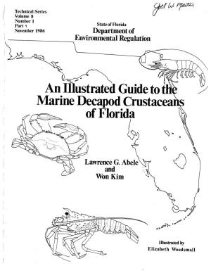 An Illustrated Marine Decapod Crustacea] of Florida