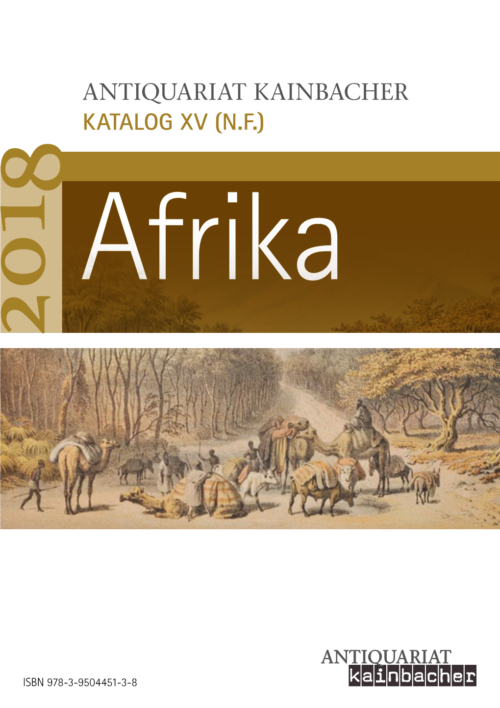 Antiquariat Kainbacher Katalog XV (N.F.) 8 Afrika 201