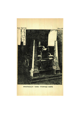 Wriothesley Tomb Titchfield- Hants 65