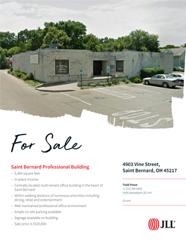 Saint Bernard Professional Building 4903 Vine Street, Saint Bernard