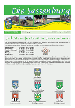 Schützenfestzeit in Sassenburg