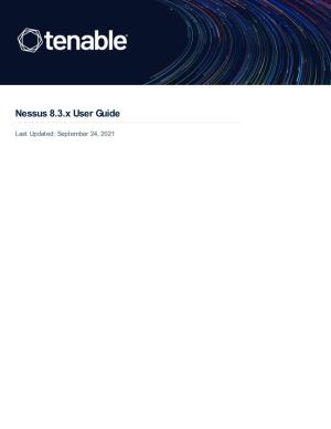 Nessus 8.3 User Guide