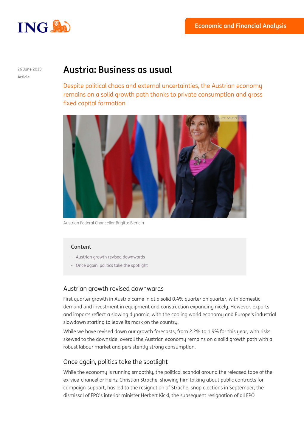 PDF | Austria: Business As Usual