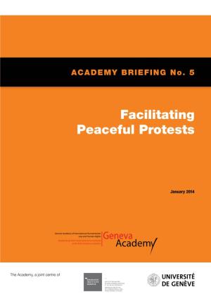 Facilitating Peaceful Protests