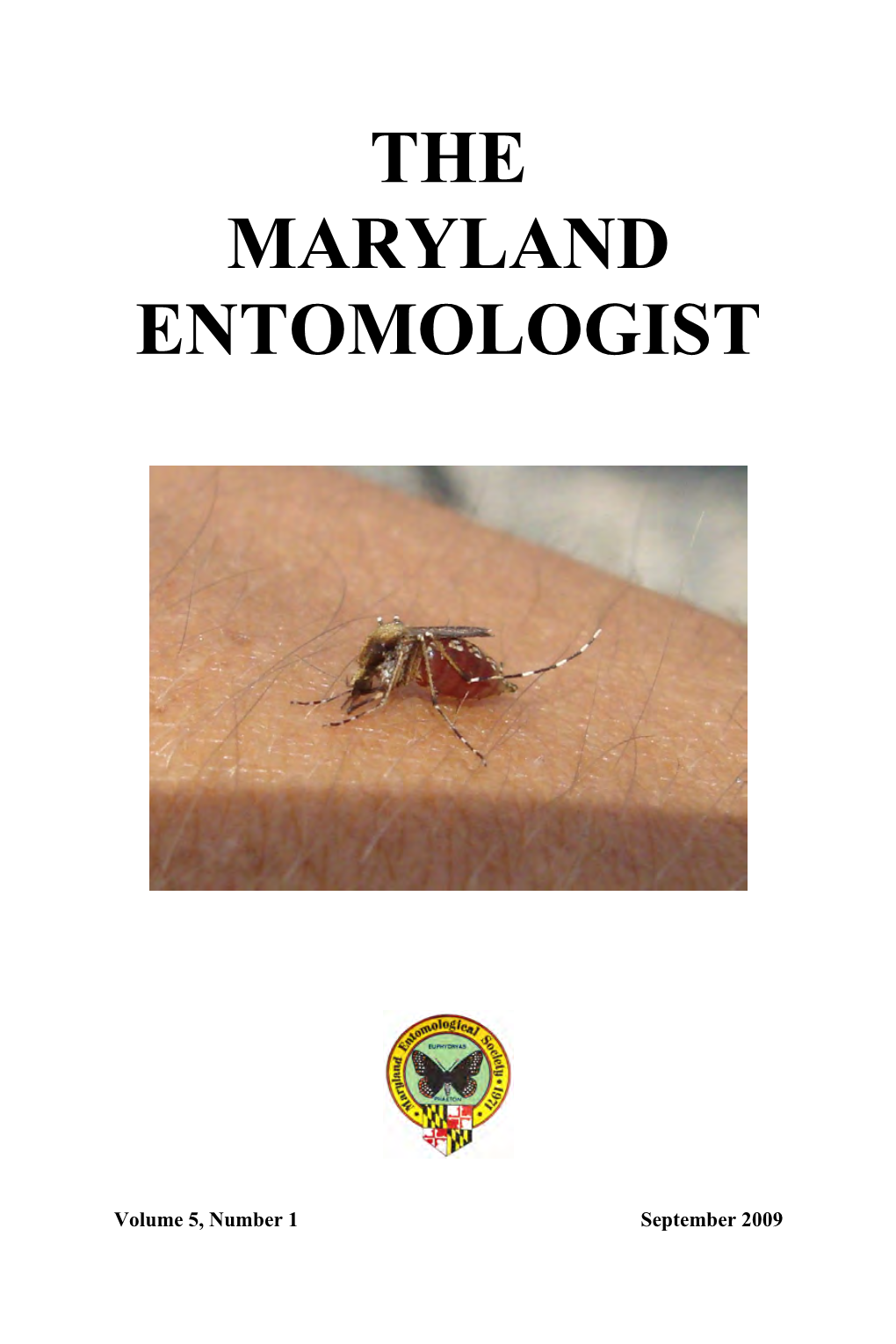 The Maryland Entomologist