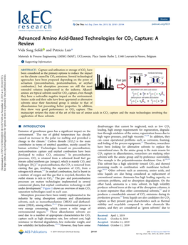 Advanced Amino Acid-Based Technologies