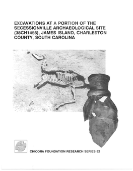 Excavations at a Portion of the Secessionville Archaeological Site (38Ch1456), James Island, Charleston County, South Carolina