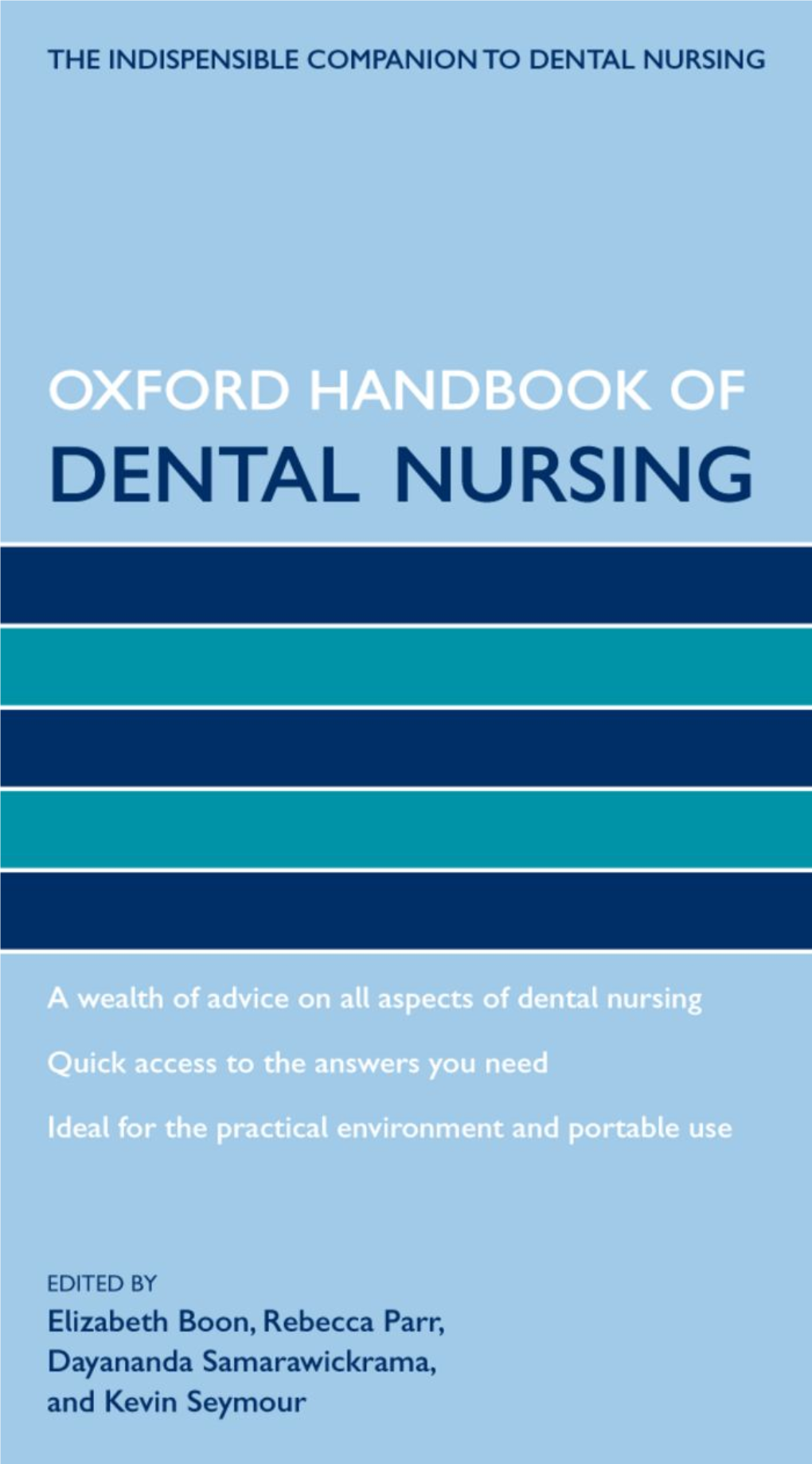 Oxford Handbook of Dental Nursing