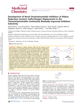 Development of Novel Oxotriazinoindole Inhibitors Of