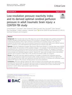 Low-Resolution Pressure Reactivity Index and Its Derived Optimal