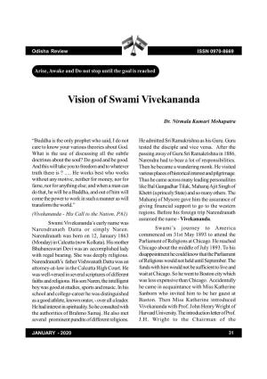 Vision of Swami Vivekananda