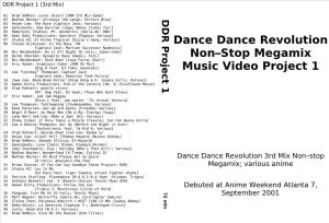 Dance Dance Revolution Non–Stop Megamix Music Video Project 1