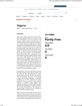 Nigeria | Freedom House