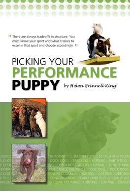 Performance Puppy by Helen Grinnell King