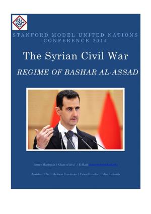 The Syrian Civil War REGIME of BASHAR AL-ASSAD
