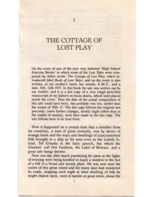 The Cottage of Lost Play