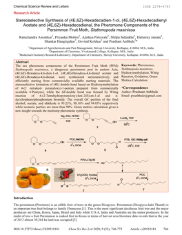 Hexadecadienal, the Pheromone