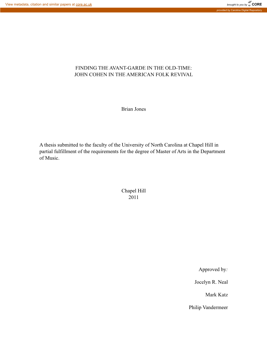 UNC Thesis Submission Final