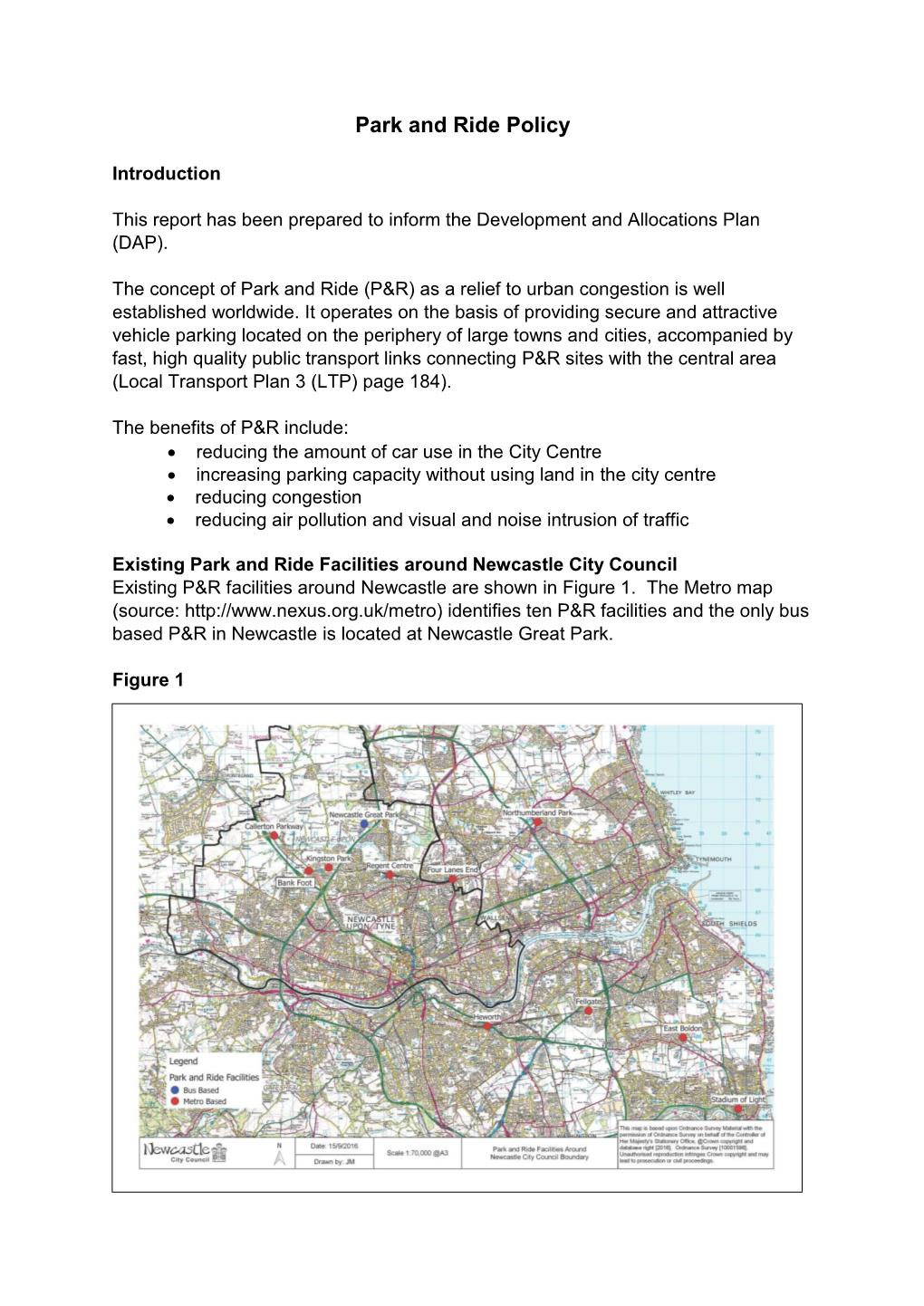 Park and Ride Policy