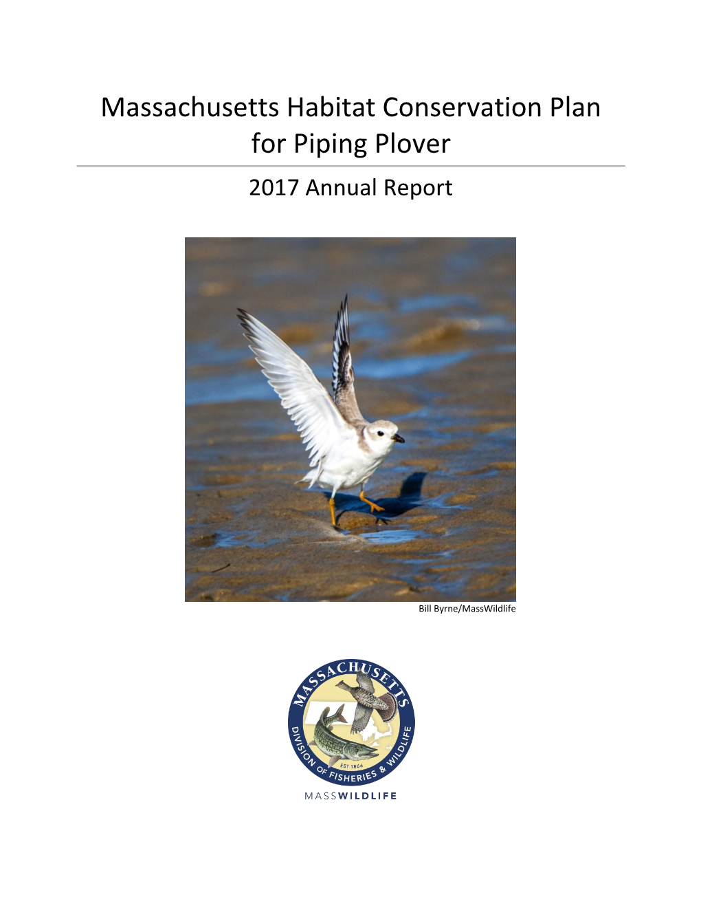 Massachusetts Habitat Conservation Plan for Piping Plovers, 2017