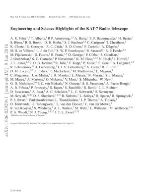 Engineering and Science Highlights of the KAT-7 Radio Telescope
