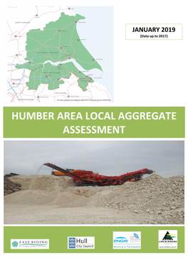 Humber Area Local Aggregate Assessment