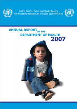 ANNUAL REPORT of the DEPARTMENT of HEALTH 2007 Table of Contents