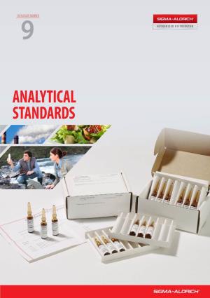 9: Analytical Standards