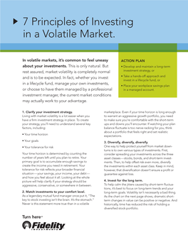 7 Principles of Investing in a Volatile Market