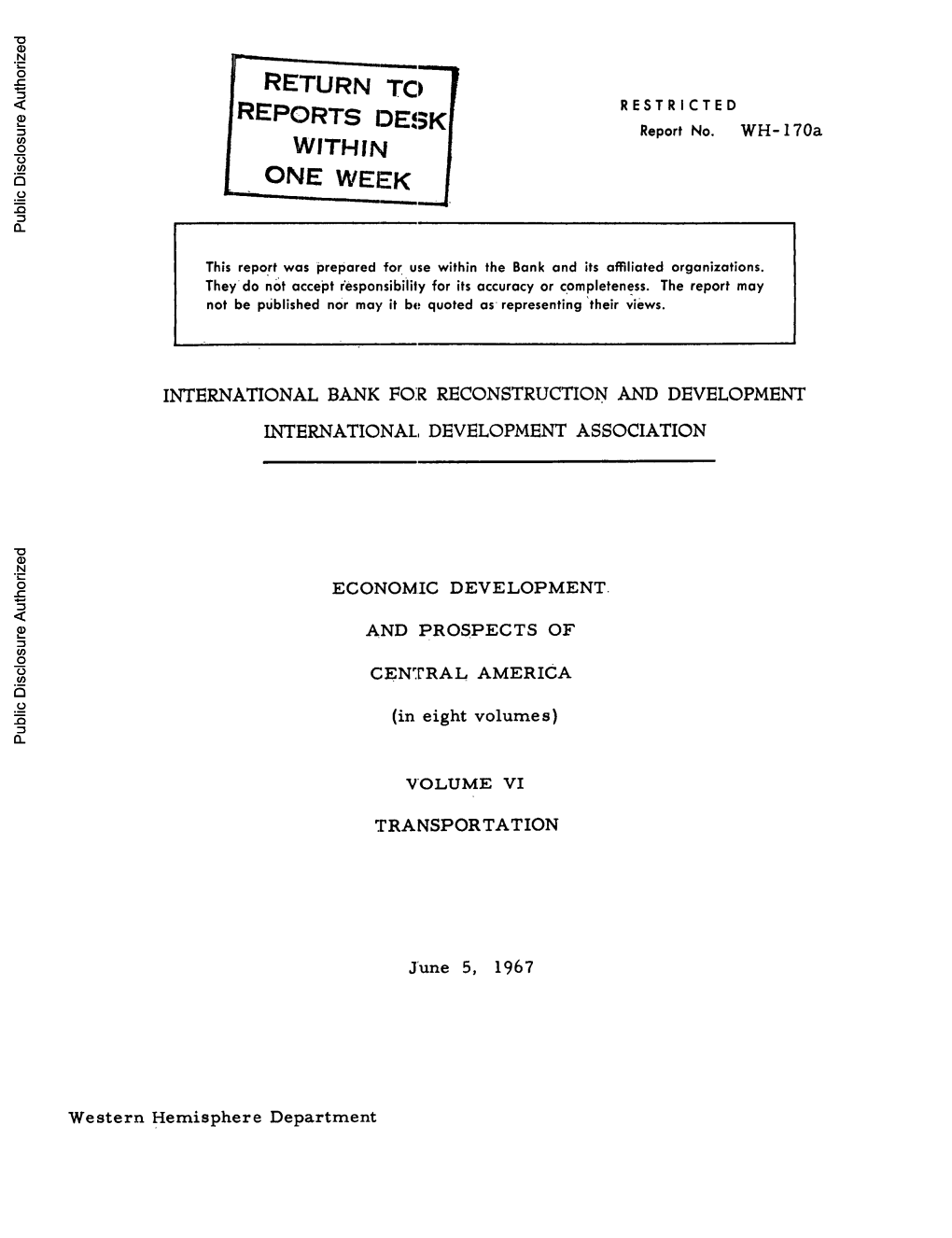 World Bank Document