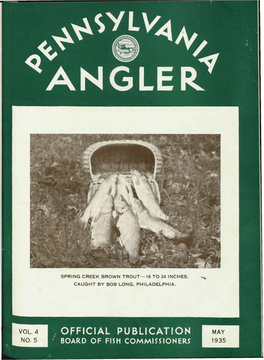 MAY, 1935 PUBLICATION * ANGLER* Vol
