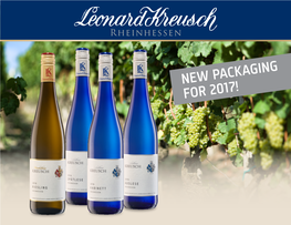 New Packaging for 2017! Rheinhessen Ss ~ Sapphire Selection Prädikatswein