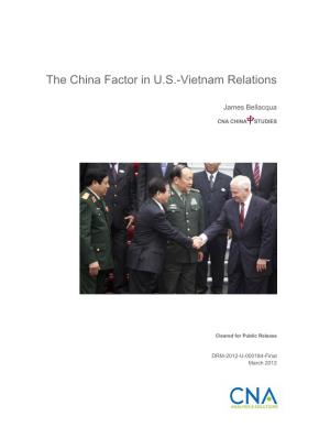 The China Factor in U.S.-Vietnam Relations