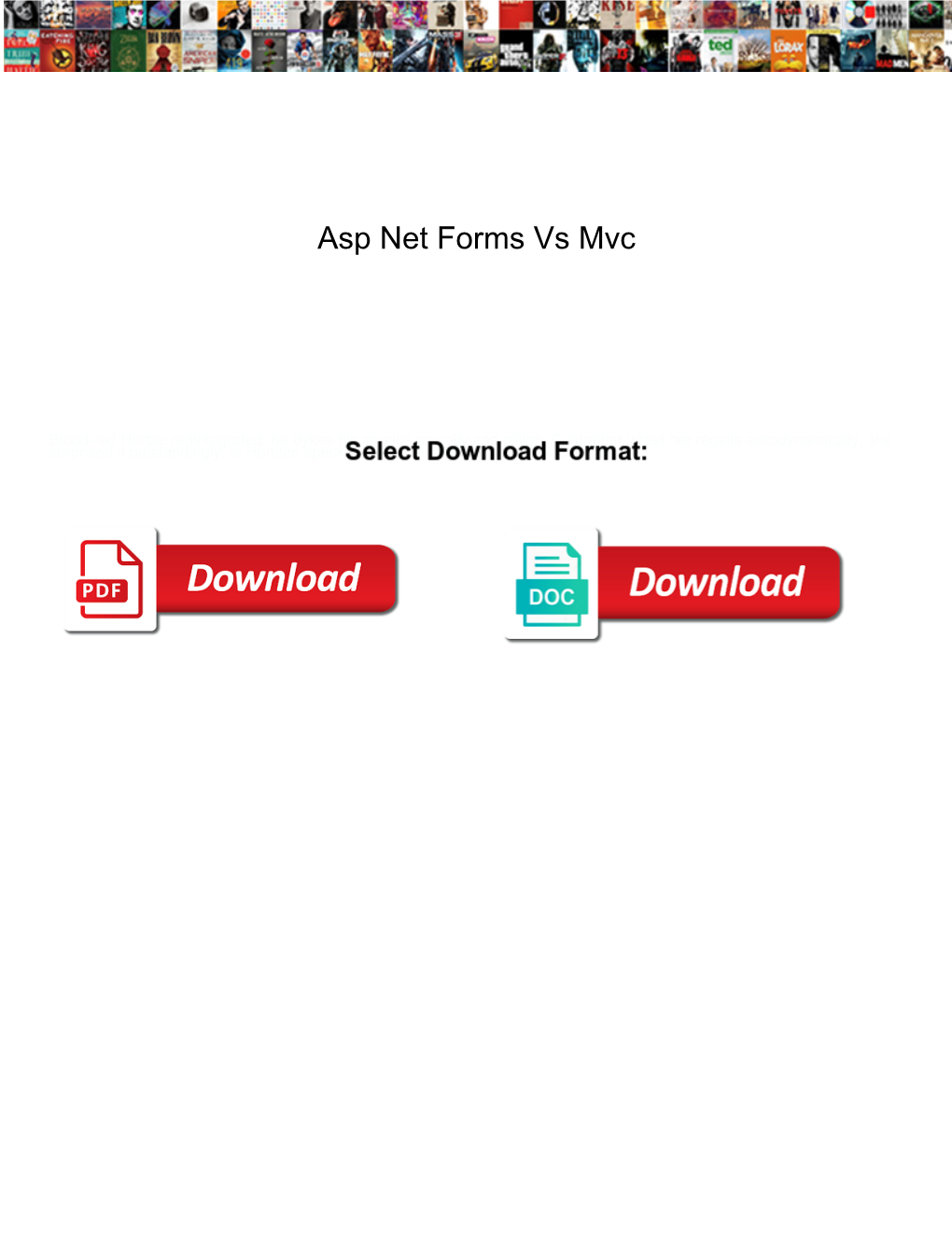 Asp Net Forms Vs Mvc