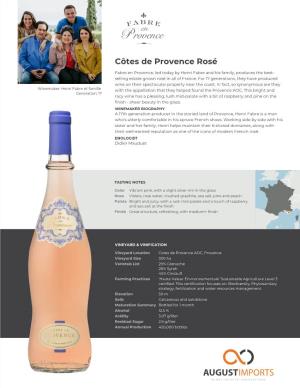 Côtes De Provence Rosé