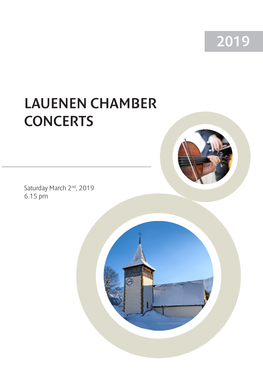 Lauenen Chamber Concerts 2019