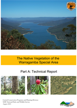 Warragamba Special Area Vegetation Report Part A