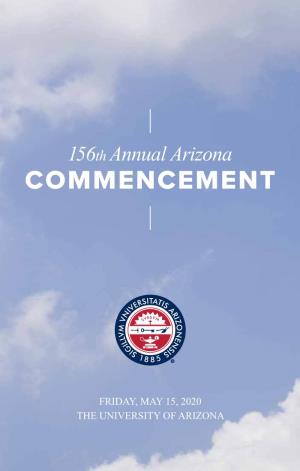 Friday, May 15, 2020 the University of Arizona