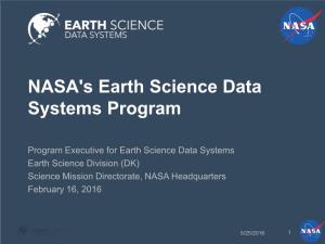 NASA's Earth Science Data Systems Program