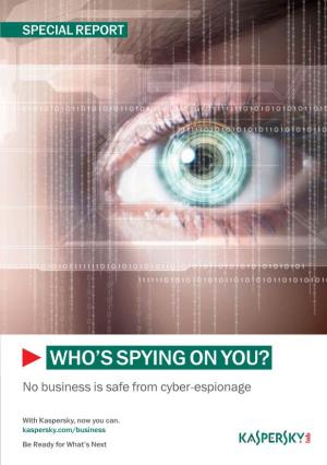 Who's Spying on You? | Cyber-Espionage Whitepaper