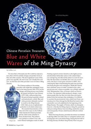 Blue and White Wares of the Ming Dynasty