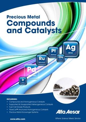Precious Metal Compounds and Catalysts