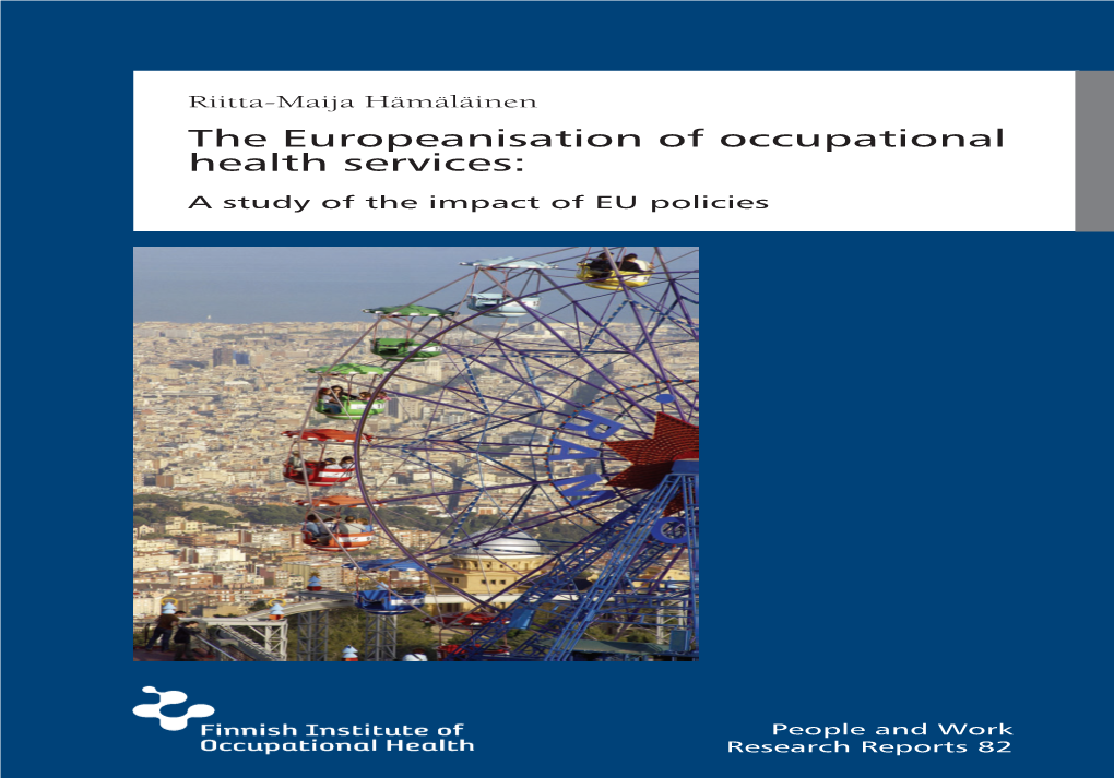 The Europeanisation of Occupational Health Services