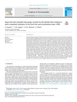 Improved and Extended Tide Gauge Records for the British Isles Leading to More Consistent Estimates of Sea Level Rise and Accele