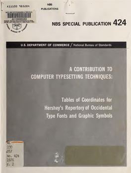 A Contribution to Computer Typesetting Techniques