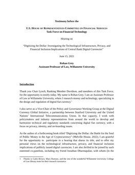 Digitizing the Dollar: Investigating the Technological Infrastructure, Privacy, and Financial Inclusion Implications of Central Bank Digital Currencies”