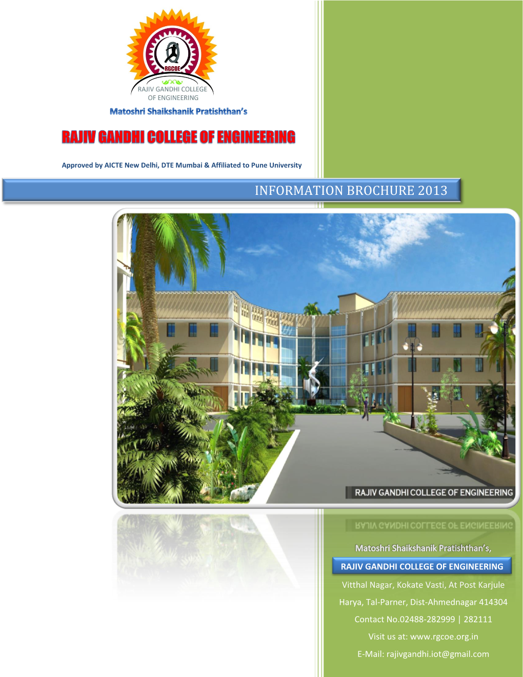Information Brochure 2013