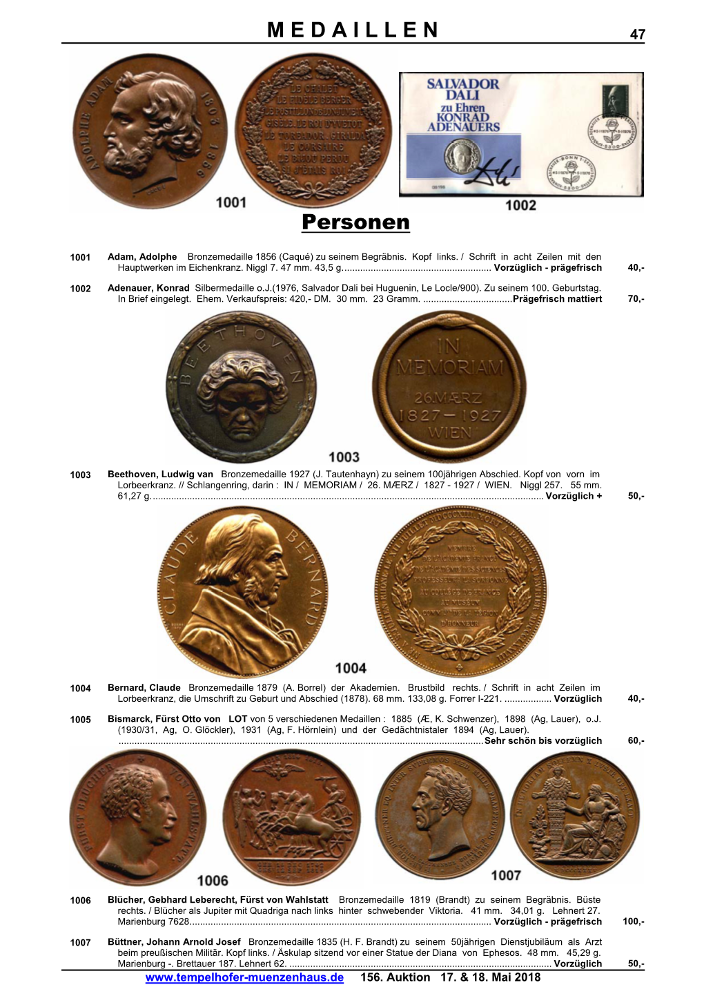 Medaillen Und Plaketten, Silber Und Unedle Metalle, Neuerer Künstler: 1886 Zum Münzforschertag in München, 1902 Von Der Göppinger Maschinenfabrik L