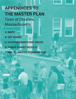 Cheshire Master Plan Appendix B