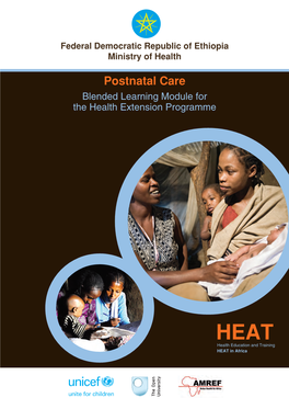 Postnatal Care Blended Learning Module for the Health Extension Programme